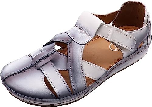 MICCOS Shoes Slipper D.Sandalette in Silber-grau, Größe 40.0, von MICCOS