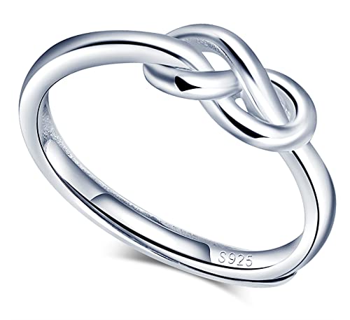 MICGIGI Damen 925er Sterling Silber Offener Ring Unendliches Symbol Verstellbarer Ring von MICGIGI