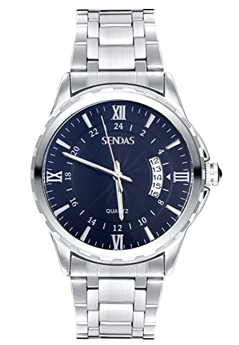 MICGIGI Herren Quarz Armbanduhr Business Armbanduhr Rund Analog Uhr mit Leuchtende Funktion,Edelstahl Armband MICGIGI Herren Quarz Armbanduhr Business Armbanduhr Rund Analog Uhr mit Leuchtende Funktion,Edelstahl Armband von MICGIGI