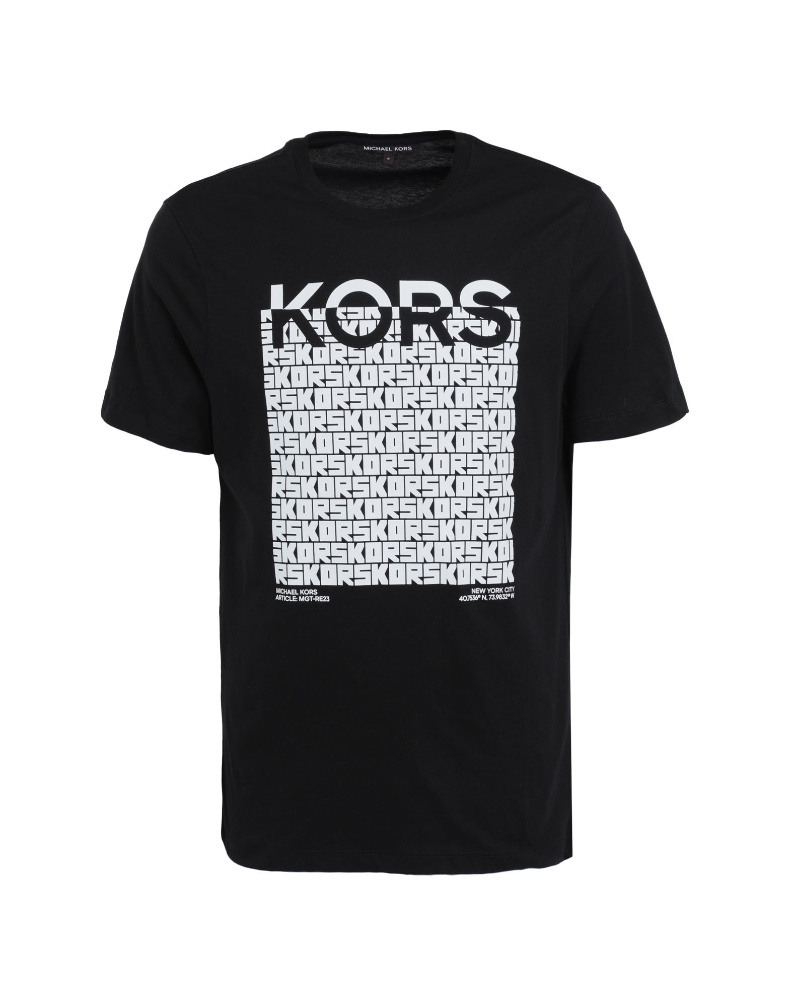 MICHAEL KORS MENS T-shirts Herren Schwarz von MICHAEL KORS MENS