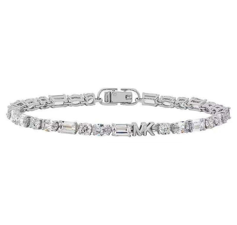 MICHAEL KORS Armband Luxuriöses Silberarmband mit Zirkonen Tennis MKC1661CZ040 von MICHAEL KORS