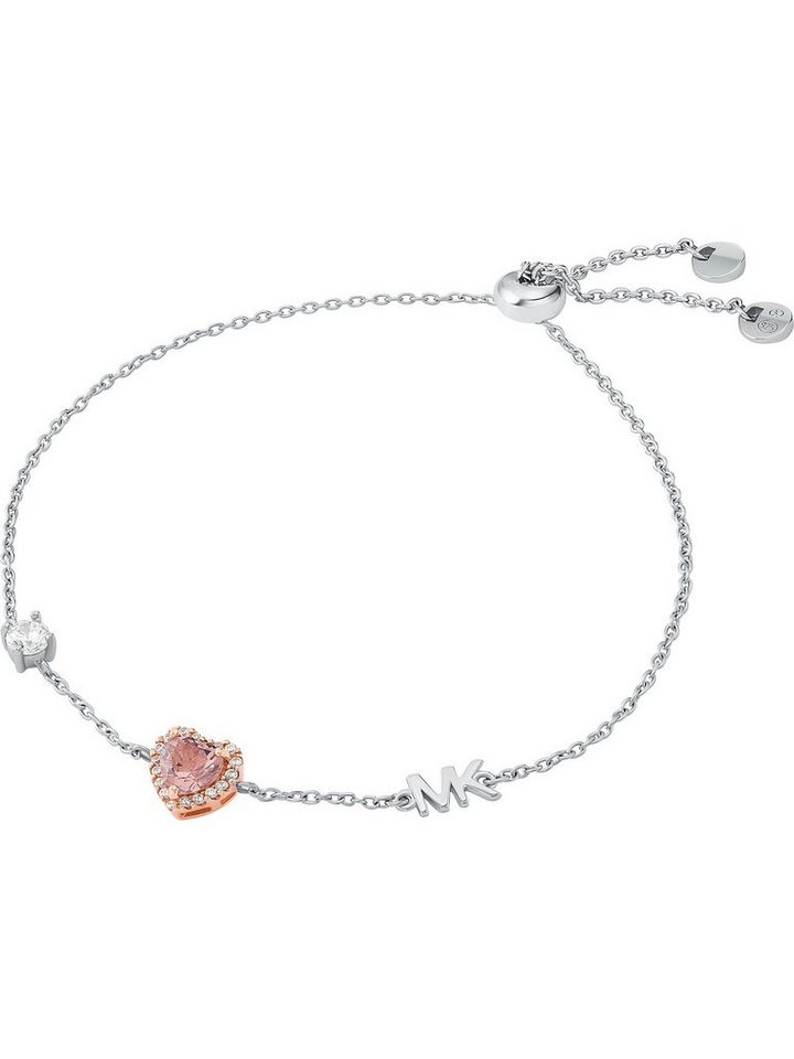MICHAEL KORS Armband Michael Kors Damen-Armband 925er Silber Zirkonia, Kors Love von MICHAEL KORS