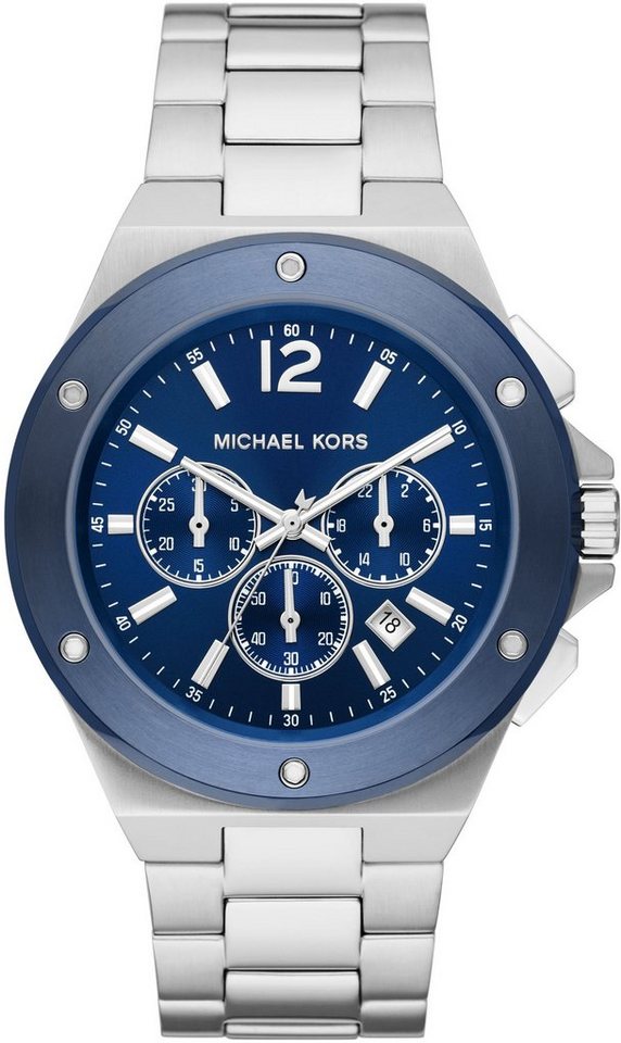 MICHAEL KORS Chronograph LENNOX, MK8938, Quarzuhr, Armbanduhr, Herrenuhr, Stoppfunktion, Datum, analog von MICHAEL KORS