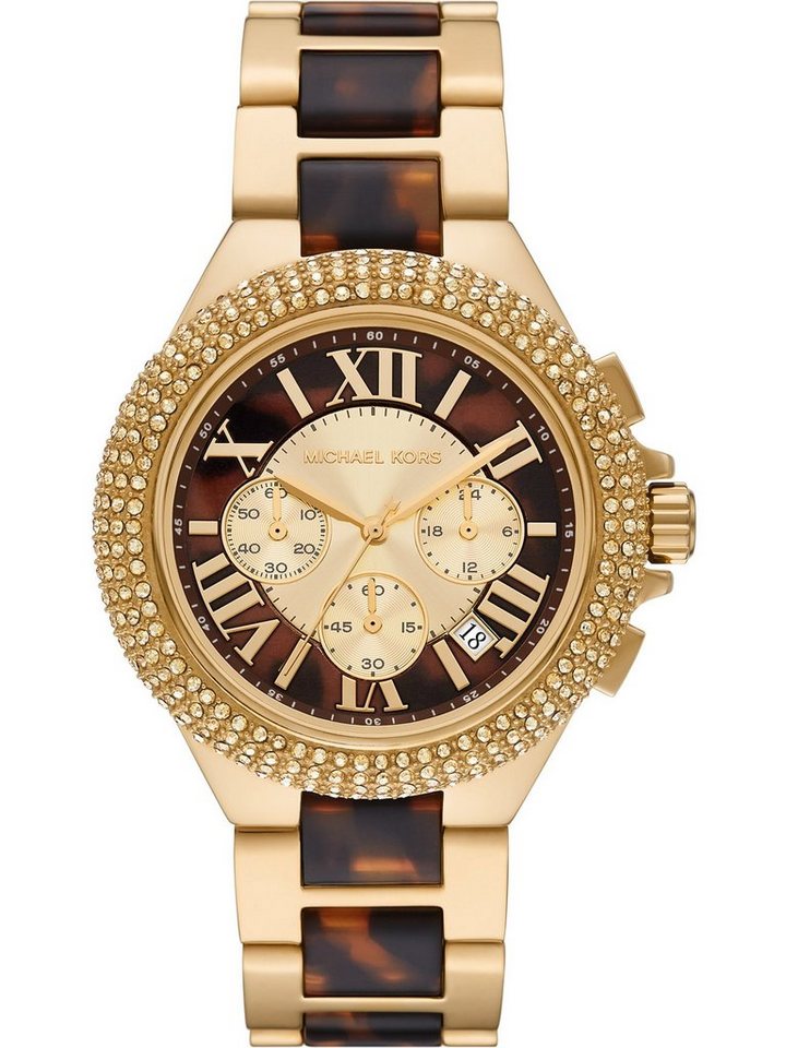 MICHAEL KORS Chronograph Michael Kors Damen-Uhren Analog Quarz, Klassikuhr von MICHAEL KORS