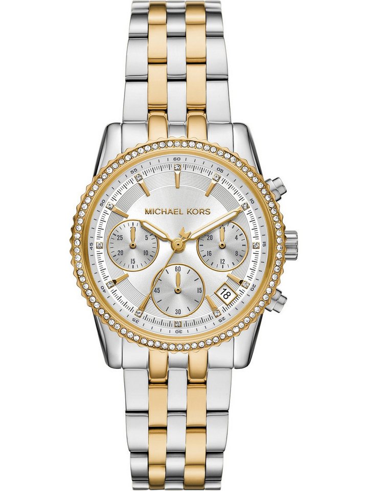 MICHAEL KORS Chronograph Michael Kors Damen-Uhren Analog Quarz, Klassikuhr von MICHAEL KORS