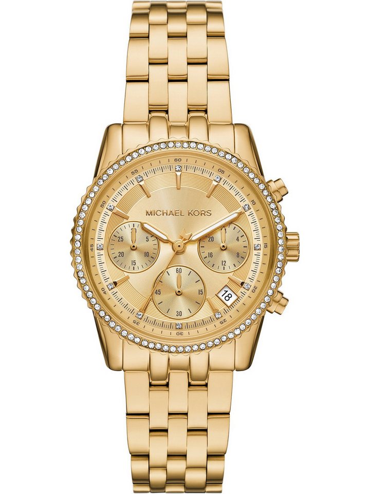 MICHAEL KORS Chronograph Michael Kors Damen-Uhren Analog Quarz, Klassikuhr von MICHAEL KORS