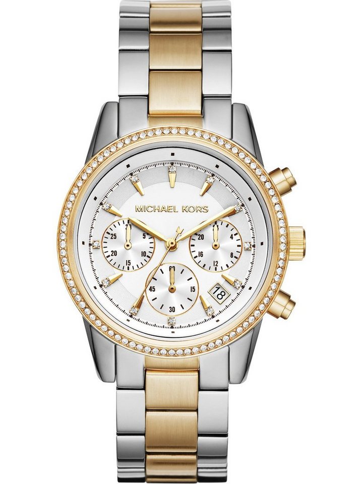 MICHAEL KORS Chronograph Michael Kors Damen-Uhren Analog Quarz von MICHAEL KORS