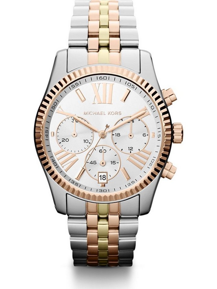 MICHAEL KORS Chronograph Michael Kors Damen-Uhren Analog Quarz von MICHAEL KORS