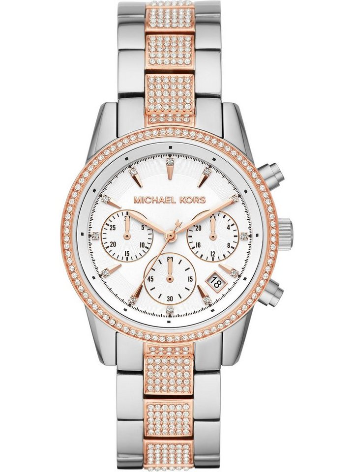 MICHAEL KORS Chronograph Michael Kors Damen-Uhren Analog Quarz MICHAEL KORS Chronograph Michael Kors Damen-Uhren Analog Quarz von MICHAEL KORS