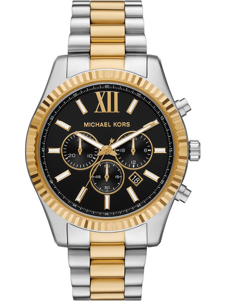 MICHAEL KORS Chronograph Michael Kors Herren-Uhren Analog Quarz, Klassikuhr von MICHAEL KORS