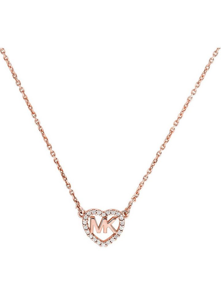 MICHAEL KORS Collier Michael Kors Damen-Kette 925er Silber Farbstein von MICHAEL KORS