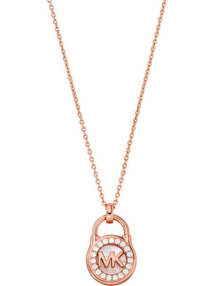 MICHAEL KORS Collier Michael Kors Damen-Kette 925er Silber Perlmutt von MICHAEL KORS