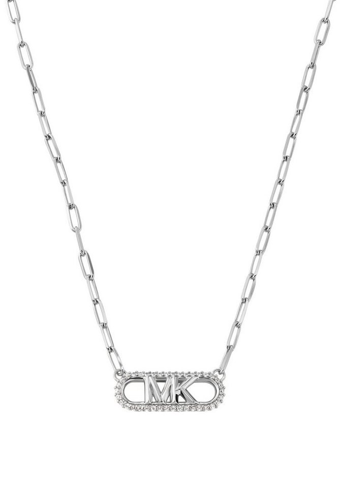 MICHAEL KORS Kette mit Anhänger PREMIUM, EMPIRE, OVAL, MKC1655CZ, mit Zirkonia (synth) von MICHAEL KORS