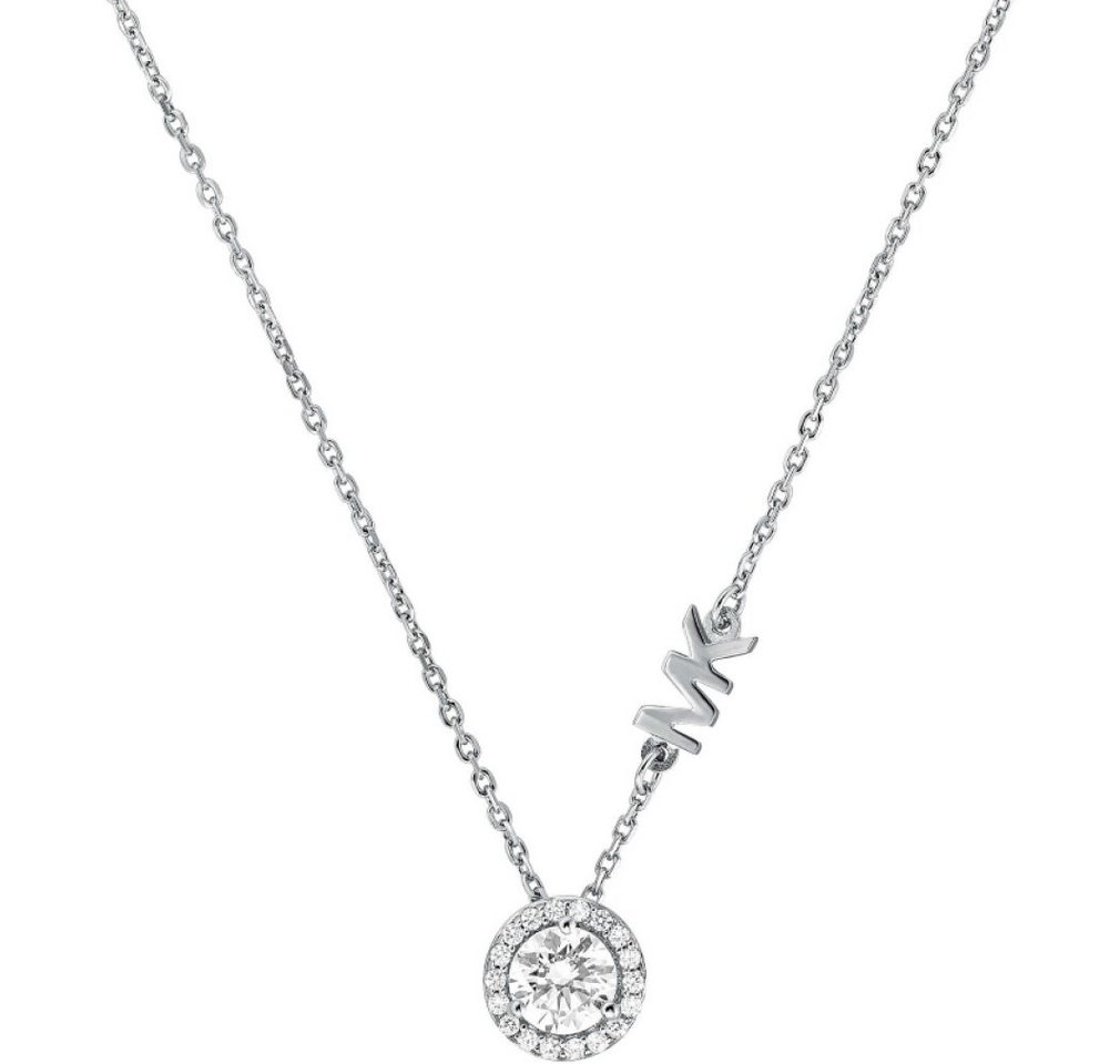 MICHAEL KORS Kette mit Einhänger Gentle silver necklace with zircons MKC1208AN040 von MICHAEL KORS