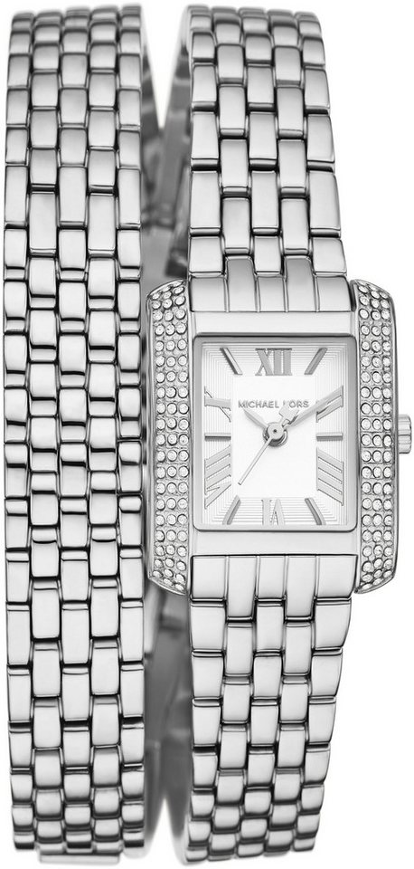 MICHAEL KORS Quarzuhr EMERY MK4834, Armbanduhr, Damenuhr, analog, Edelstahlarmband zum Wickeln von MICHAEL KORS
