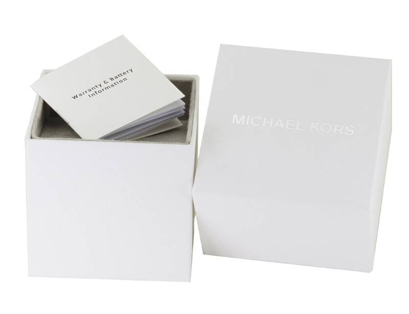 MICHAEL KORS Quarzuhr MK4840 Damen Uhr Empire, rechteckiges Gehäuse,auffälligen geometrischen Zifferblattdesign von MICHAEL KORS