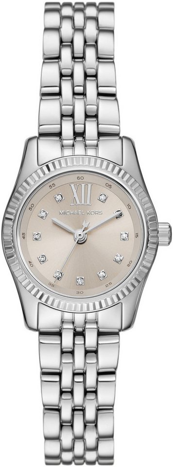 MICHAEL KORS Quarzuhr PETITE LEXINGTON MK4843, Armbanduhr, Damenuhr, Edelstahlarmband, analog, Glassteine MICHAEL KORS Quarzuhr PETITE LEXINGTON MK4843, Armbanduhr, Damenuhr, Edelstahlarmband, analog, Glassteine von MICHAEL KORS
