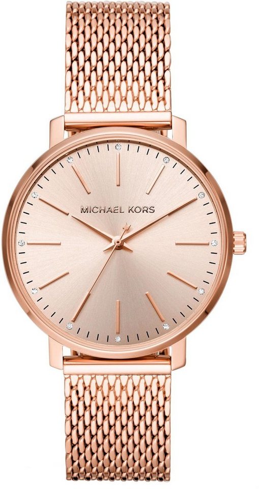 MICHAEL KORS Quarzuhr PYPER, MK4340, Armbanduhr, Damenuhr, Glassteine von MICHAEL KORS