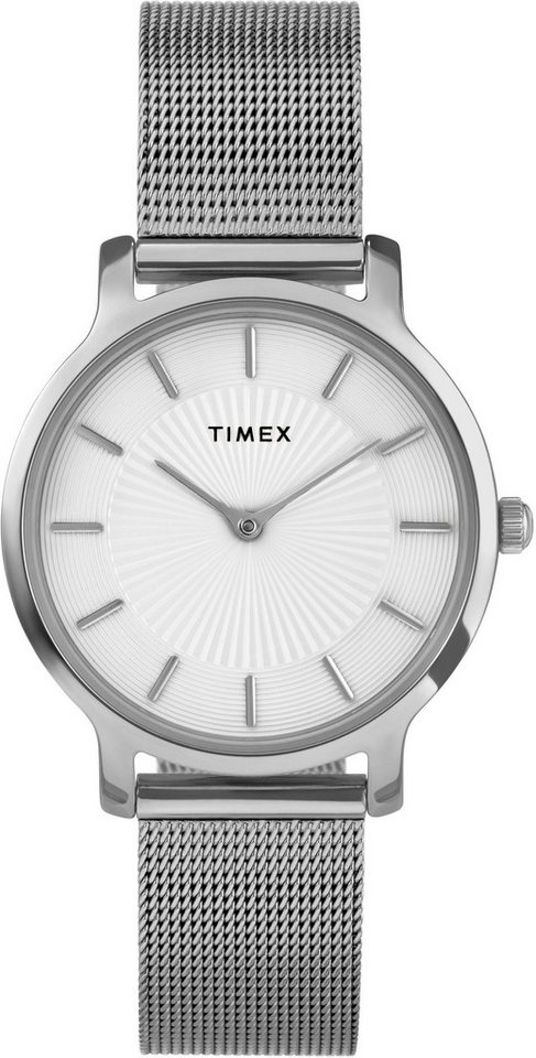 Timex Quarzuhr TRANSCEND TW2Y10200AJ, Armbanduhr, Damenuhr,Edelstahlarmband,analog von Timex