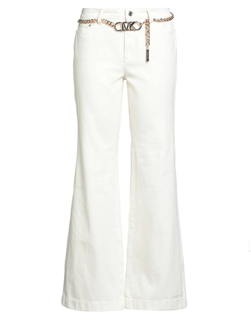MICHAEL MICHAEL KORS Jeanshose Damen Elfenbein von MICHAEL MICHAEL KORS