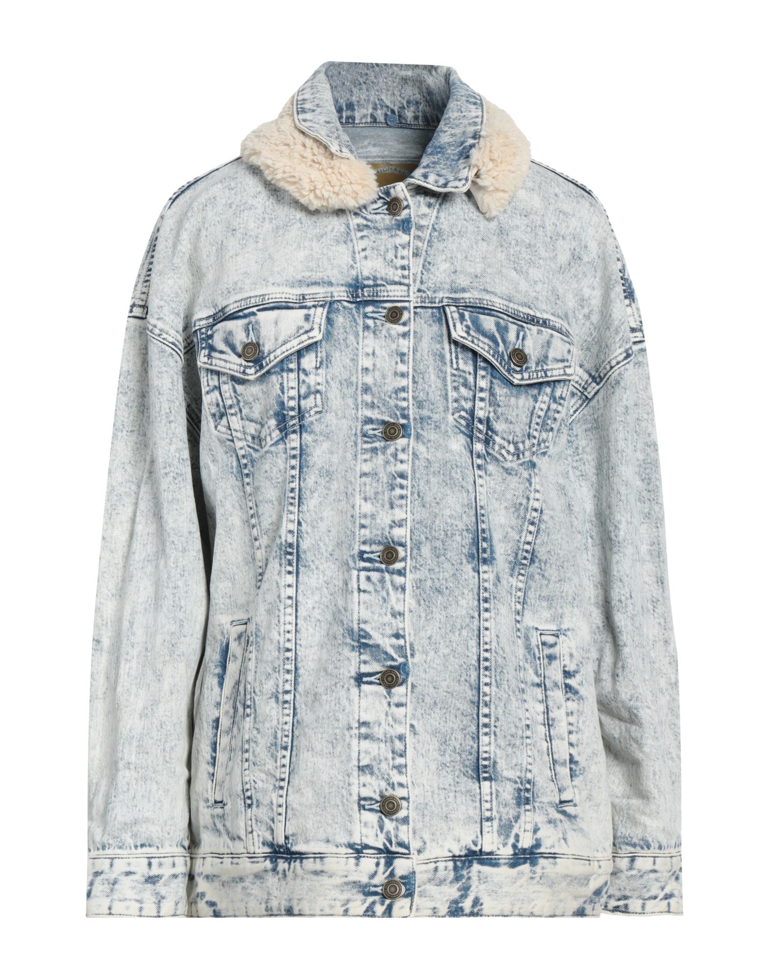 MICHAEL MICHAEL KORS Jeansjacke/-mantel Damen Blau von MICHAEL MICHAEL KORS