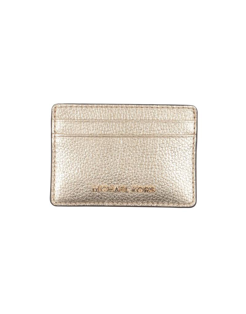 MICHAEL MICHAEL KORS Kartenetui Damen Gold von MICHAEL MICHAEL KORS