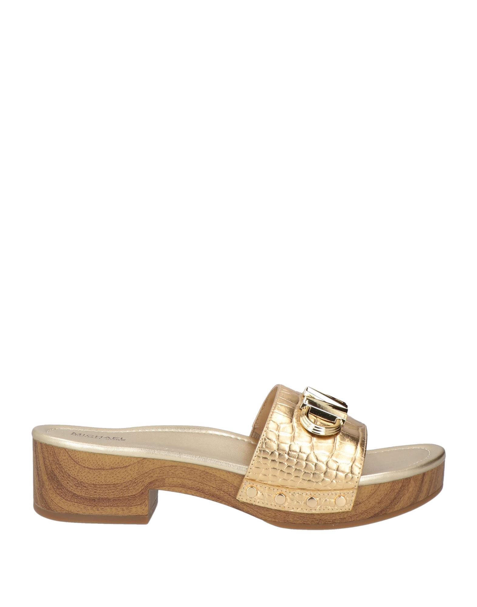 MICHAEL MICHAEL KORS Mules & Clogs Damen Gold von MICHAEL MICHAEL KORS