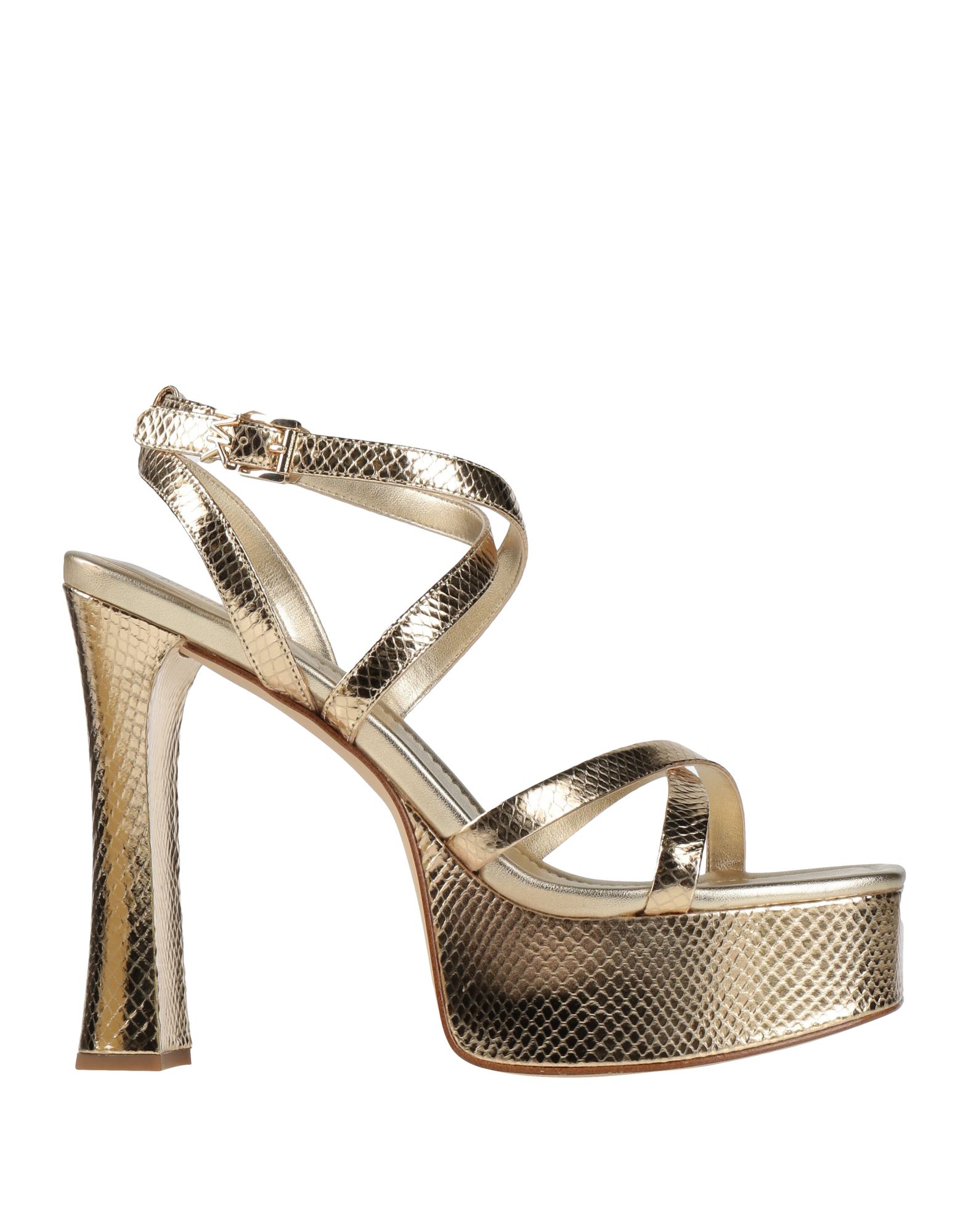 MICHAEL MICHAEL KORS Sandale Damen Gold von MICHAEL MICHAEL KORS