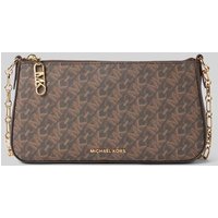MICHAEL Michael Kors Handtasche mit Label-Applikation Modell 'EMPIRE' in Mittelbraun, Größe 1 von MICHAEL Michael Kors