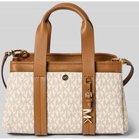 MICHAEL Michael Kors Handtasche mit Label-Applikation Modell 'ROMEE' in Ecru, Größe 1 von MICHAEL Michael Kors