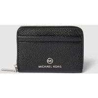 MICHAEL Michael Kors Portemonnaie aus Leder mit Einsteckfächern Modell 'JET SET CHARM' in Black, Größe One Size von MICHAEL Michael Kors