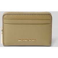 MICHAEL Michael Kors Portemonnaie mit Label-Applikation Modell 'JET SET' in Khaki, Größe 1 von MICHAEL Michael Kors