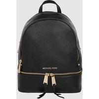 MICHAEL Michael Kors Rucksack aus Leder mit Bodenfach in Black, Größe One Size von MICHAEL Michael Kors