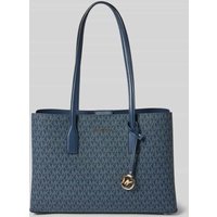 MICHAEL Michael Kors Shopper mit Allover-Logo-Muster Modell 'RUTHIE' in Marine, Größe One Size von MICHAEL Michael Kors