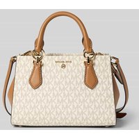 MICHAEL Michael Kors Shoulder Bag mit Allover-Logo-Print Modell 'Marilyn' in Offwhite, Größe 1 von MICHAEL Michael Kors