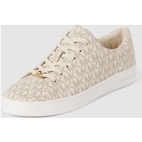 MICHAEL Michael Kors Sneaker mit Allover-Logo Modell 'KEATON' in Offwhite, Größe 40 von MICHAEL Michael Kors