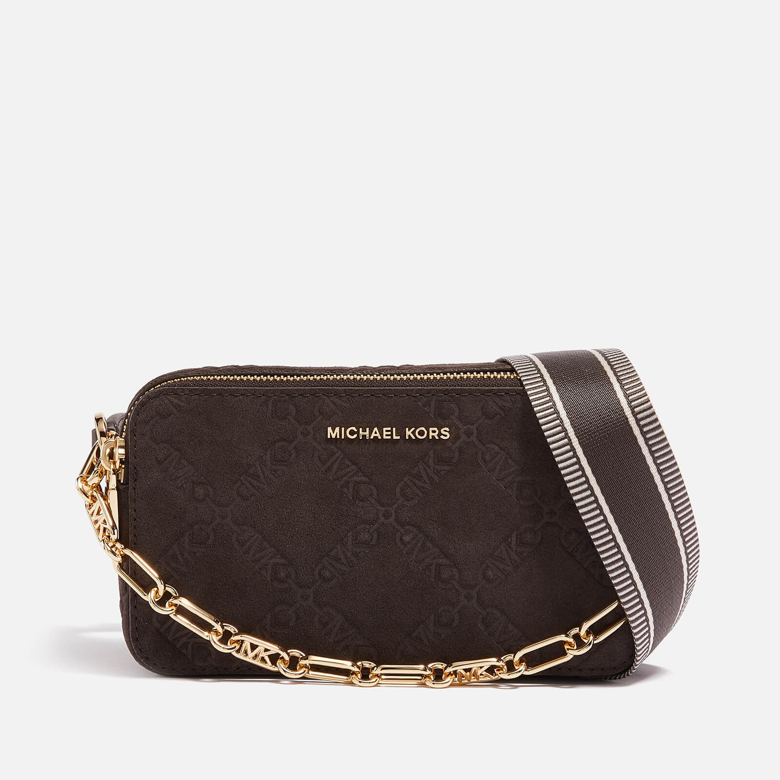 MICHAEL Michael Kors Jet Set Small Suede Crossbody Bag von MICHAEL Michael Kors