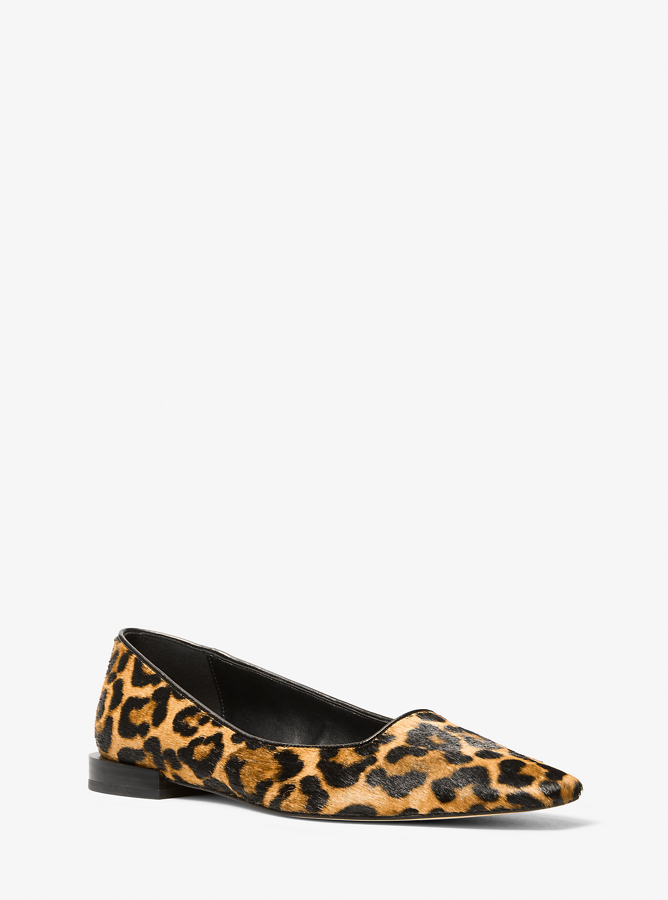 MK Ballerina Darrah Aus Kalbshaar Mit Leopardenmuster - Gelb - Michael Kors von MICHAEL Michael Kors
