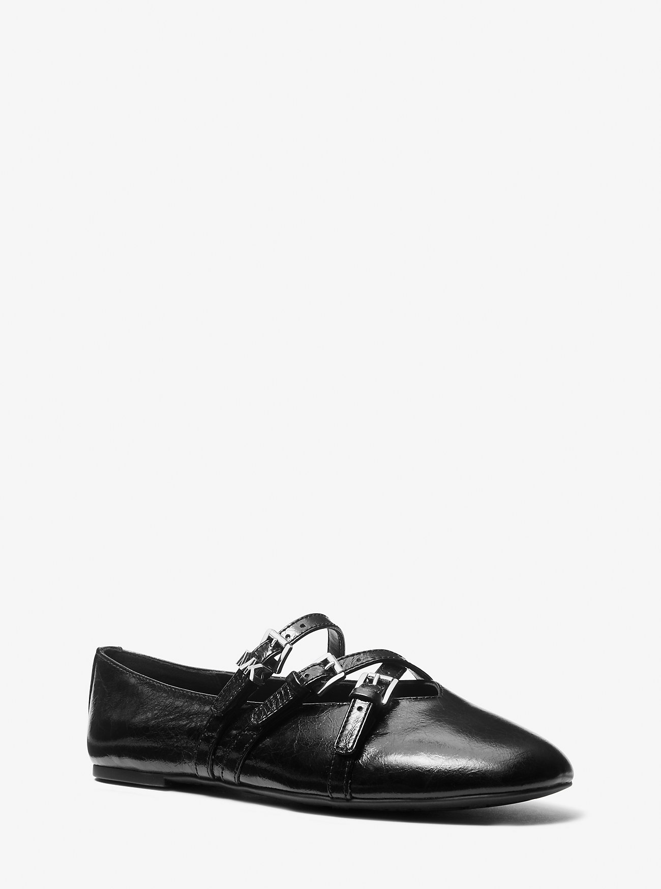 MK Ballerina Indy Flex Aus Leder - Schwarz - Michael Kors MK Ballerina Indy Flex Aus Leder - Schwarz - Michael Kors von MICHAEL Michael Kors