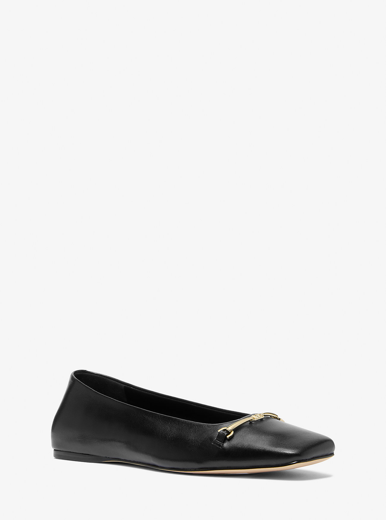MK Ballerina Lena Aus Leder - Schwarz - Michael Kors MK Ballerina Lena Aus Leder - Schwarz - Michael Kors von MICHAEL Michael Kors