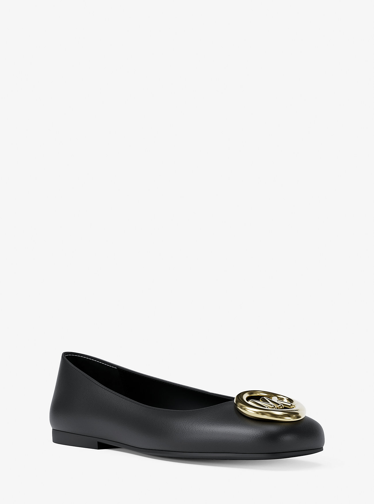 MK Ballerina Milan Aus Leder - Schwarz - Michael Kors MK Ballerina Milan Aus Leder - Schwarz - Michael Kors von MICHAEL Michael Kors