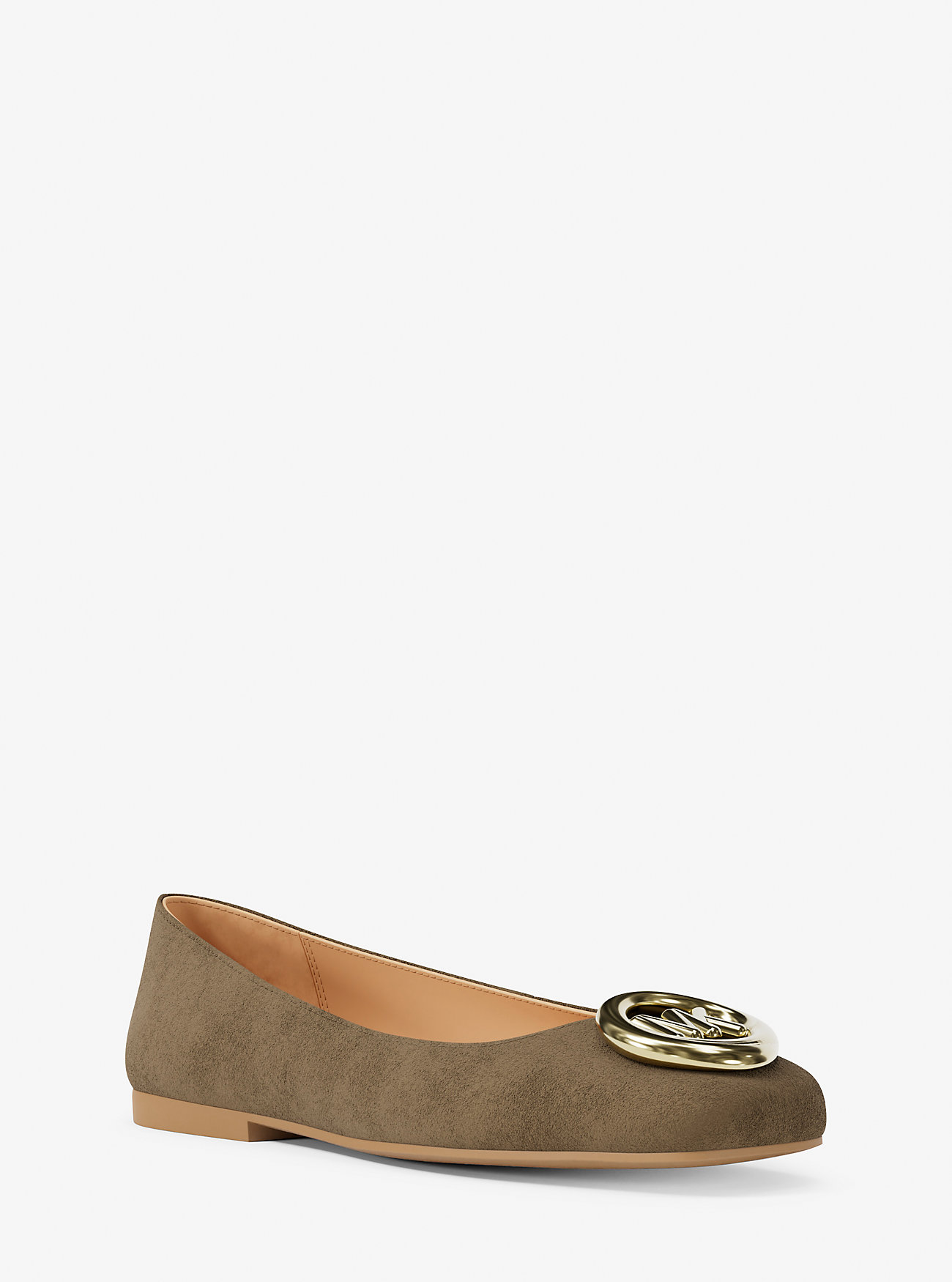 MK Ballerina Milan Aus Wildleder - Natur - Michael Kors MK Ballerina Milan Aus Wildleder - Natur - Michael Kors von MICHAEL Michael Kors