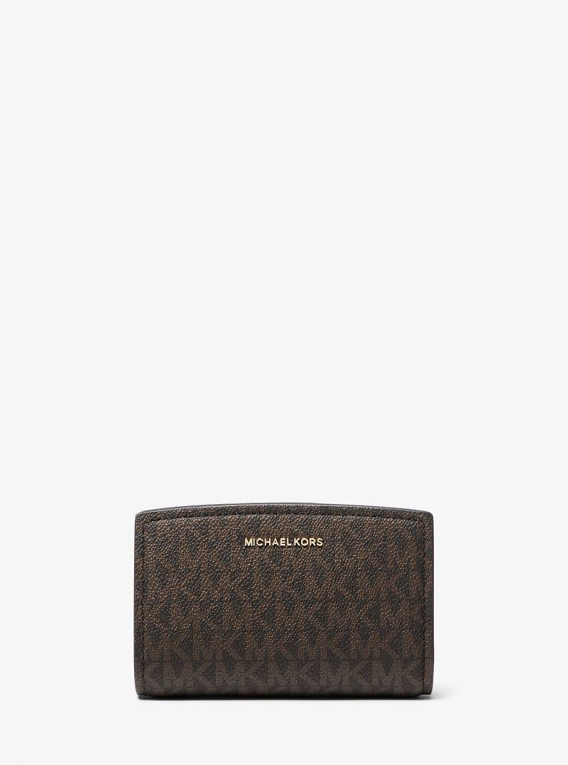MK Brieftasche Bryant Medium Mit Signature-Logomuster - Braun - Michael Kors von MICHAEL Michael Kors