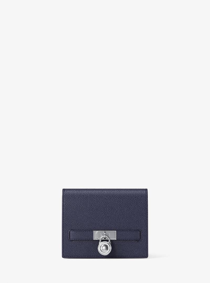MK Brieftasche Hamilton Moderne Small Aus Leder - Blau - Michael Kors von MICHAEL Michael Kors