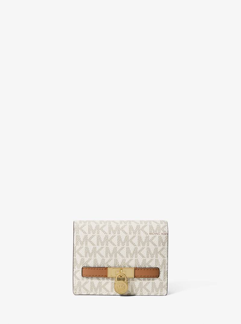 MK Brieftasche Hamilton Moderne Small Mit Signature-Logomuster - Natur - Michael Kors MK Brieftasche Hamilton Moderne Small Mit Signature-Logomuster - Natur - Michael Kors von MICHAEL Michael Kors