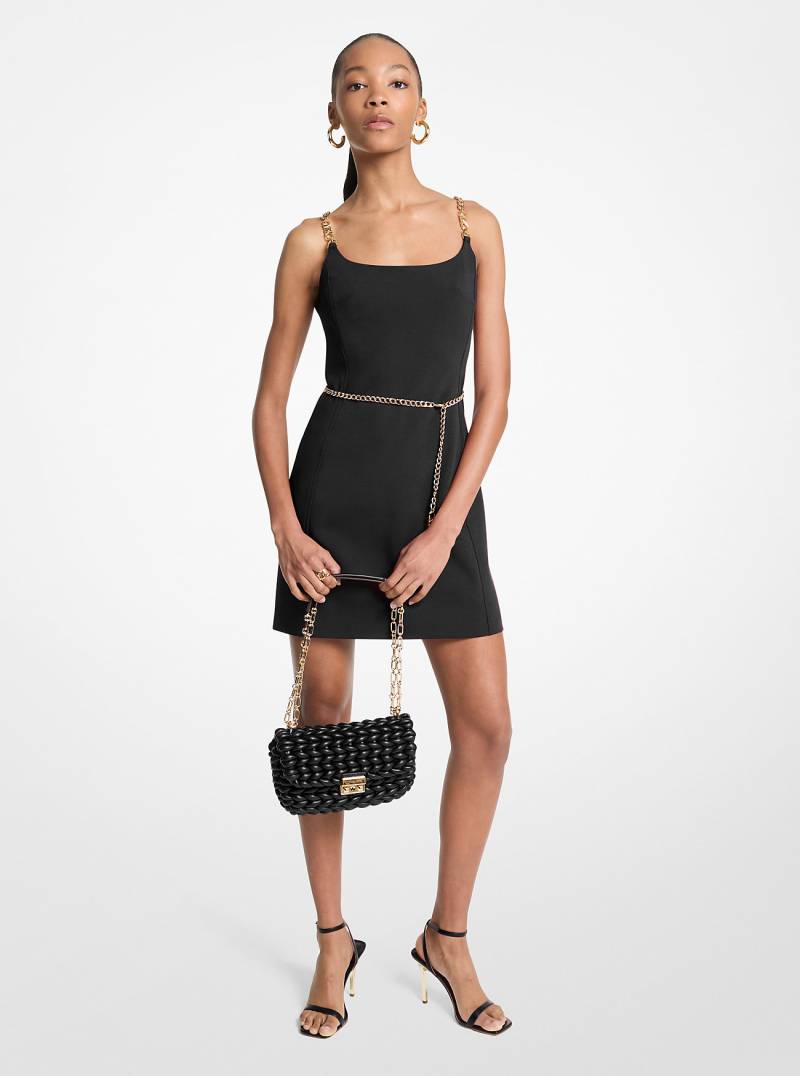 MK Bustier-Minikleid Mit Kettenträgern Und Gürtel - Schwarz - Michael Kors von MICHAEL Michael Kors