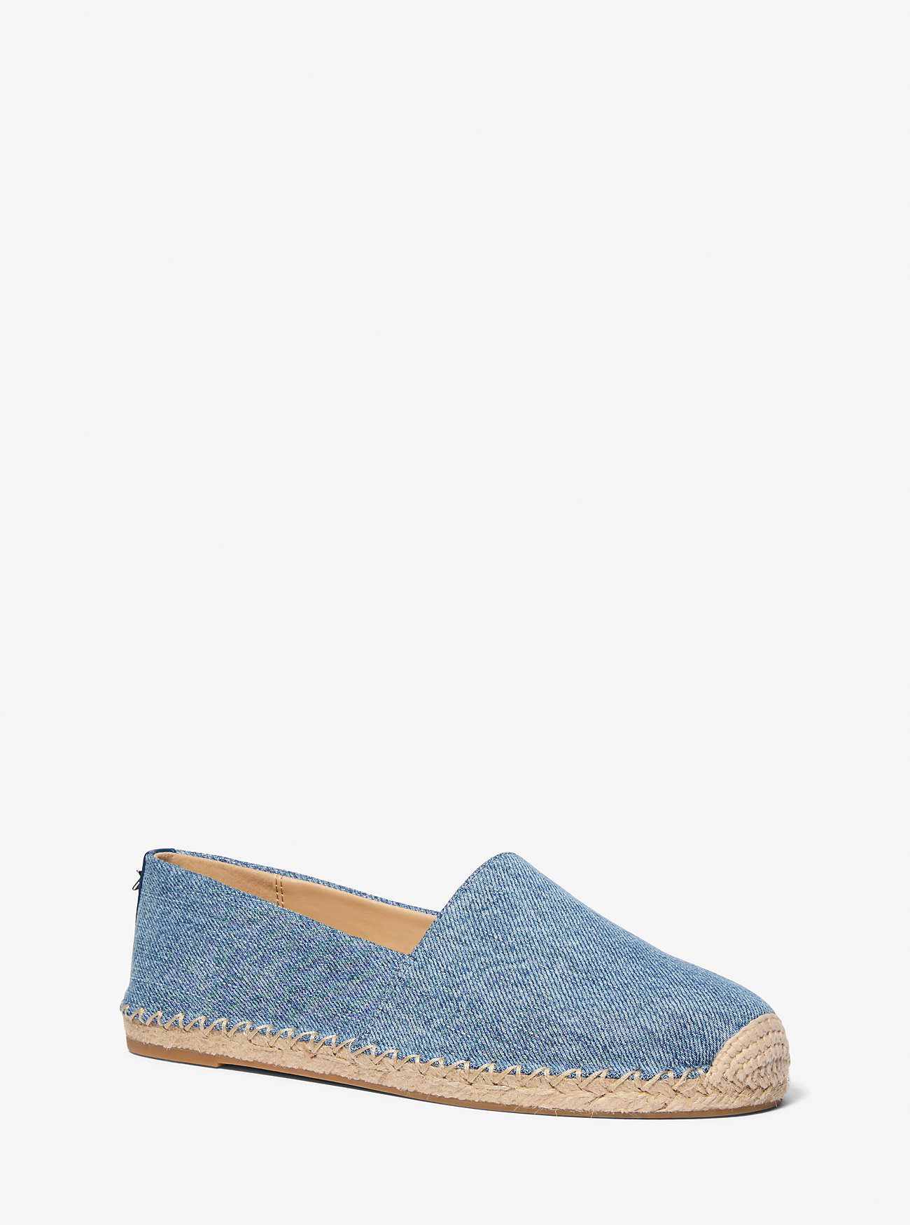 MK Espadrille Kenzie Aus Denim - Weiss - Michael Kors von MICHAEL Michael Kors