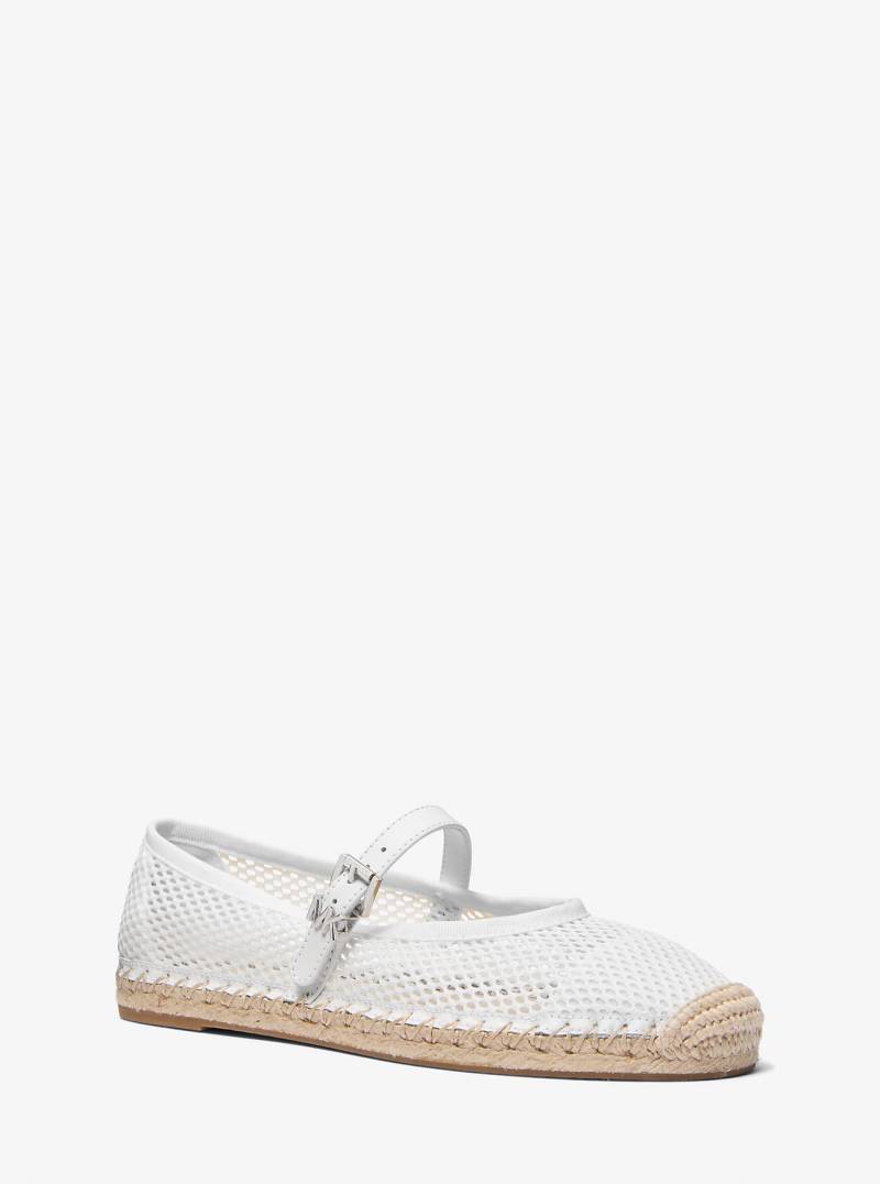 MK Espadrille Lynn Aus Mesh Im Ballerina-Stil - Weiss - Michael Kors MK Espadrille Lynn Aus Mesh Im Ballerina-Stil - Weiss - Michael Kors von MICHAEL Michael Kors
