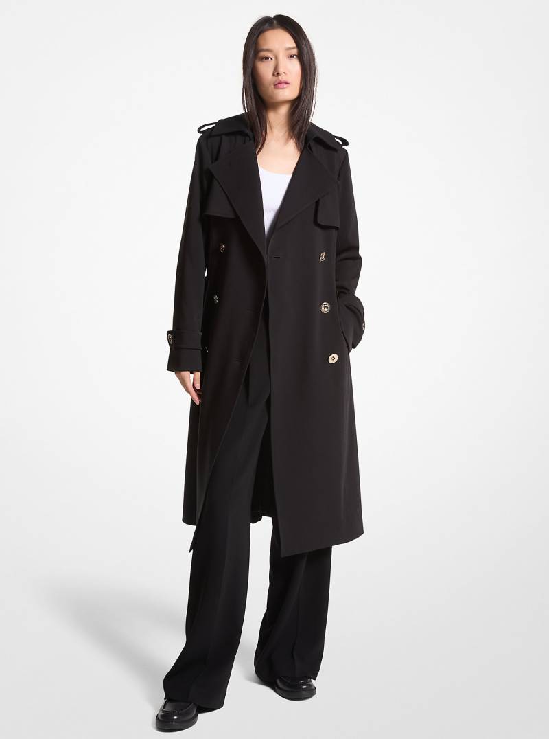 MK Gewebter Trenchcoat - Schwarz - Michael Kors von MICHAEL Michael Kors
