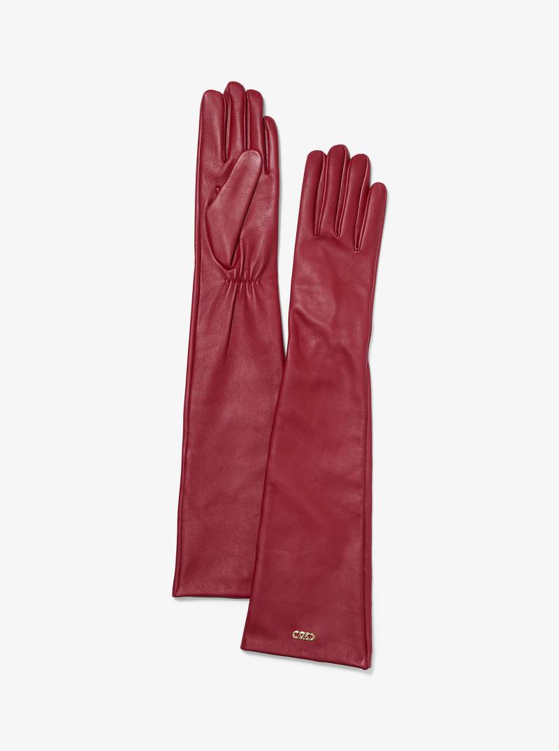 MK Handschuhe Opera Aus Leder - Rot - Michael Kors von MICHAEL Michael Kors